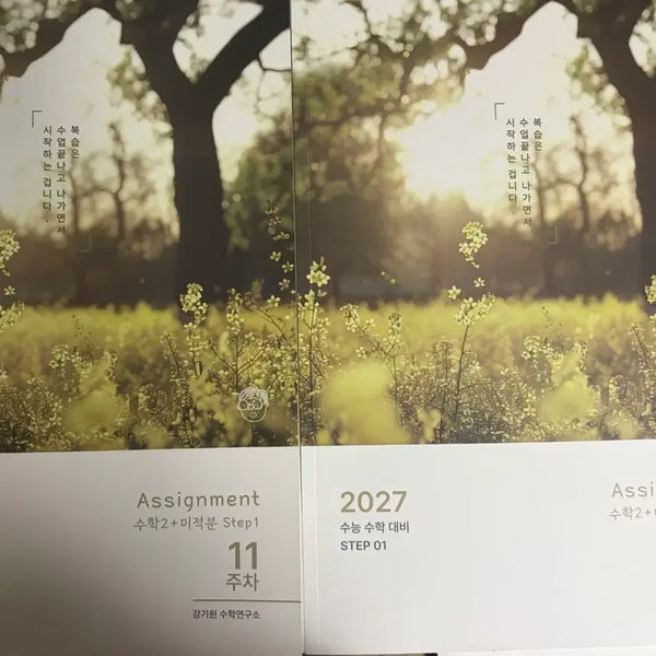 [BUNJANG] Sidae Injae Kang Giwon Assa Step 1 Advanced Math Bundle (Calculus II, Calculus) / 2027 시대인재 강기원 어싸 스텝 1 수2 미적 일괄 수학