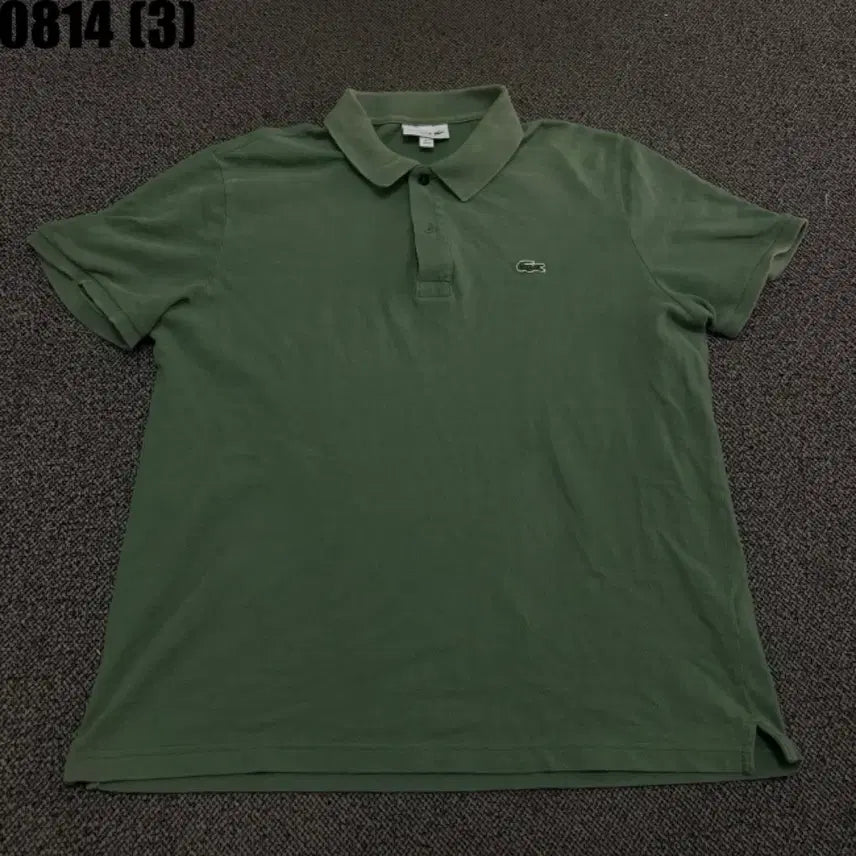 [BUNJANG] Lacoste Olive Short-Sleeve Polo Shirt (2XL) / 라코스테 카라티 올리브 2XL 8/14