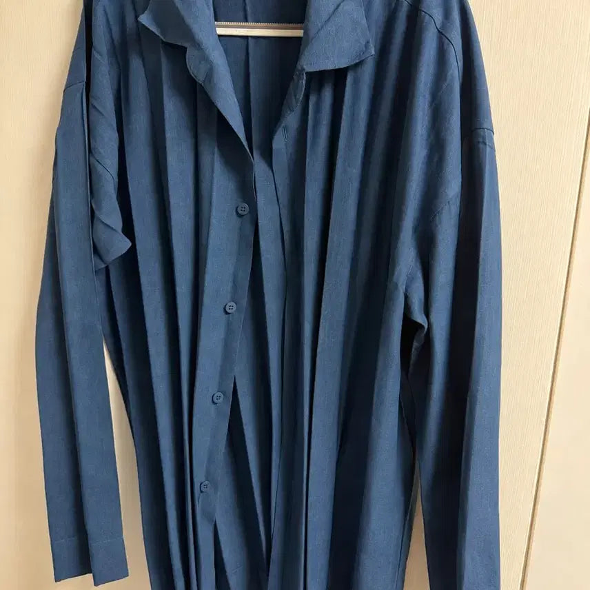 [BUNJANG] Issey Miyake Homme Plissé Ensemble Shirt Navy Size 4 / 이세이 미야케 옴므플리세 앙상블 셔츠 네이비 4사이즈