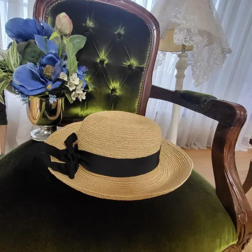 [BUNJANG] Helen Kaminski Newport Hat with Black Grosgrain Ribbon / 신세계강남 구입 헬렌 카민스키 뉴포트 모자