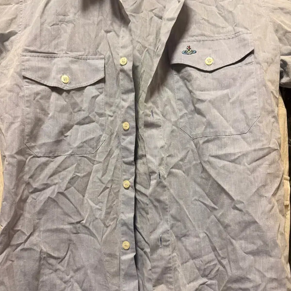 [BUNJANG] Vivienne Westwood Short Sleeve Shirt / 비비안웨스트우드 반팔 셔츠입나다