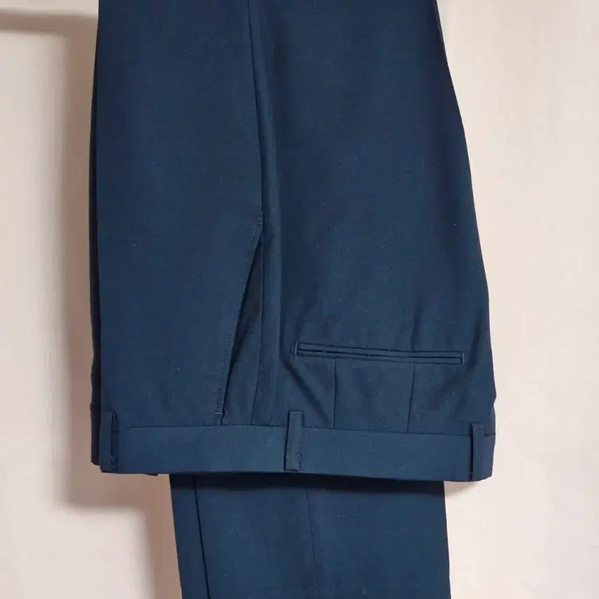 [BUNJANG] CHESTER Navy Slim Fit Men's Dress Pants / 네이비 슬랙스 바지