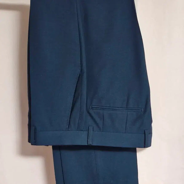 [BUNJANG] CHESTER Navy Slim Fit Men's Dress Pants / 네이비 슬랙스 바지