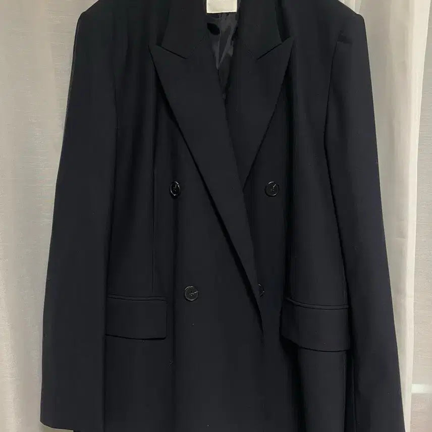 [BUNJANG] Studio Tomboy Wool Blend Navy Jacket / studio tomboy 스튜디오 톰보이 울블렌드 네이비 자켓