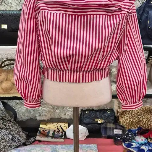 [BUNJANG] Zara Off-Shoulder Cropped Blouse / ZARA 자라 면 혼방 오프숄더 크롭 블라우스 55