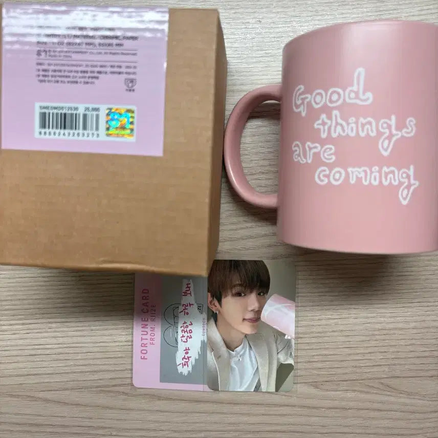 [BUNJANG] RIIZE Shotaro Valentine's Day Mug Cup with Photocard / 라이즈 발렌타인데이 머그컵 쇼타로 포카포함