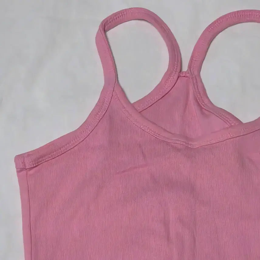 [BUNJANG] Black Up Pink Ribbed Sleeveless Mini Dress / 블랙업 핑크 골지 나시 슬리브리스 미니포에 프롬비기닝 언더비 애즈온 가내스라 모던로브 오브제스트 메이비베이비