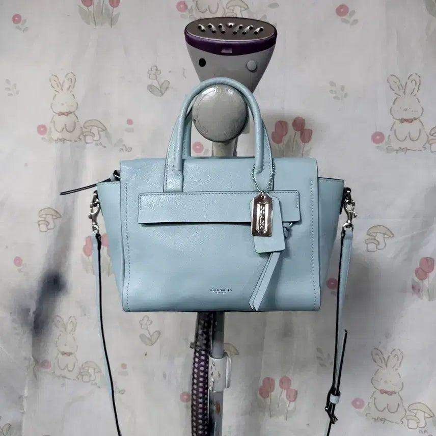 [BUNJANG] Coach Crossbody Tote Bag Blue / 코치  크로스백/  토트백