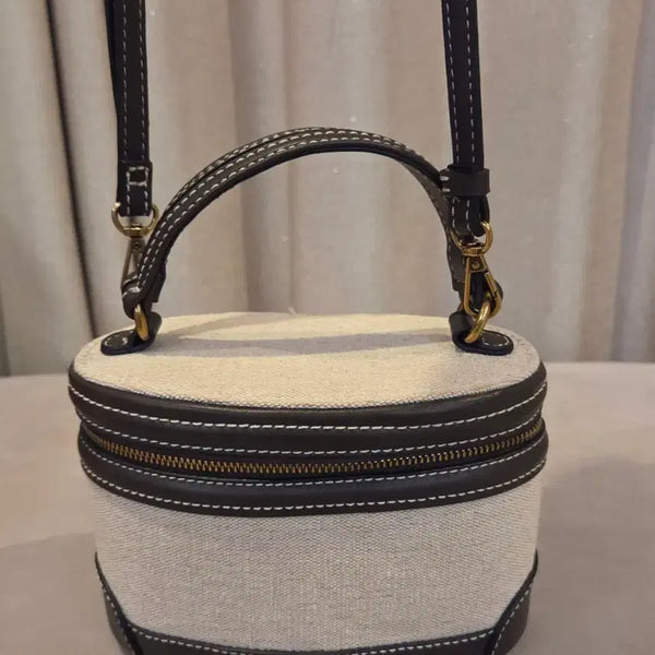 [BUNJANG] Zara Combi Hardback Mini Bag Crossbody / 자라 콤비 하드백 미니백 크로스백