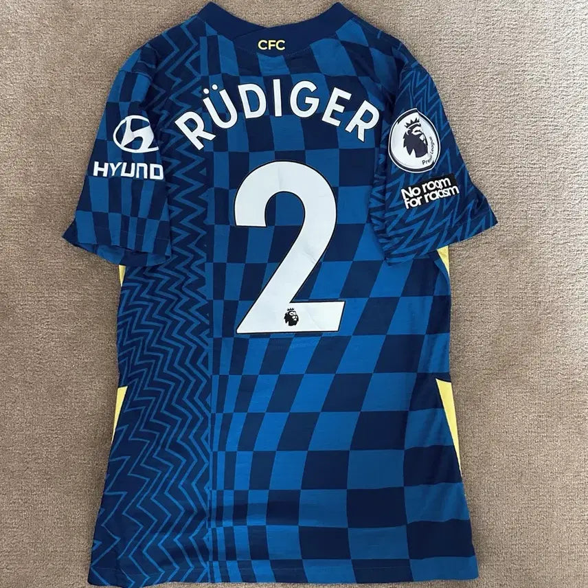 [BUNJANG] Chelsea Antonio Rüdiger 21-22 Match Worn Jersey / 21-22 첼시 뤼디거 매치원 판매