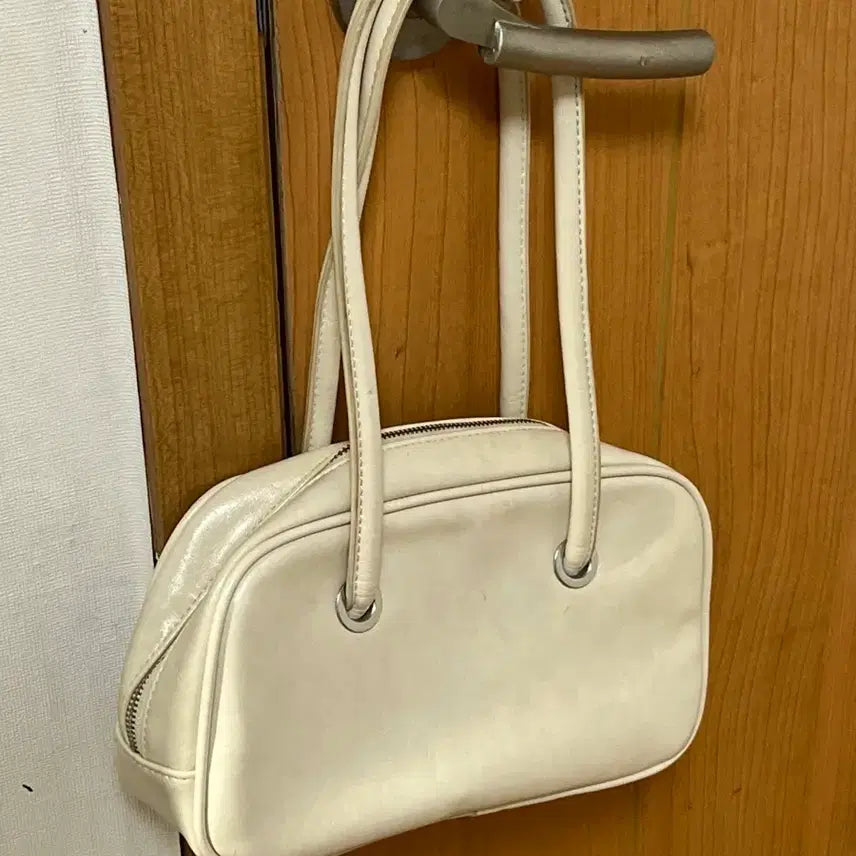 [BUNJANG] White Shoulder Bag / 화이트 숄더백