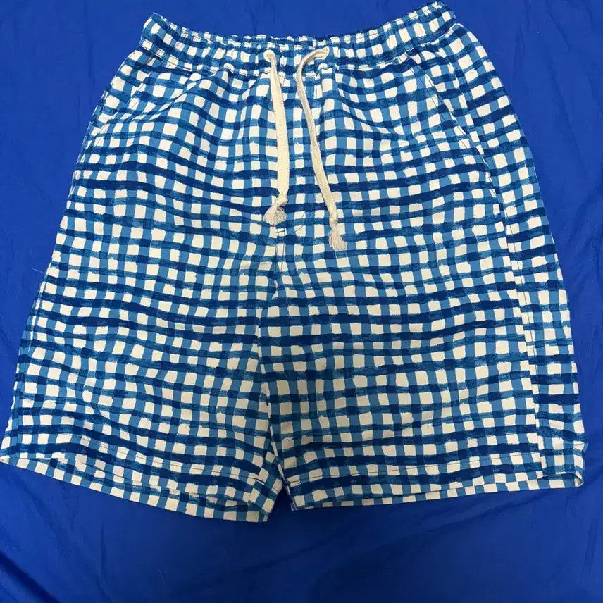 [BUNJANG] Uniqlo MARNI Check Swim Shorts Size S / 유니클로 마르니 체크 스윔팬츠 쇼츠 반바지 S