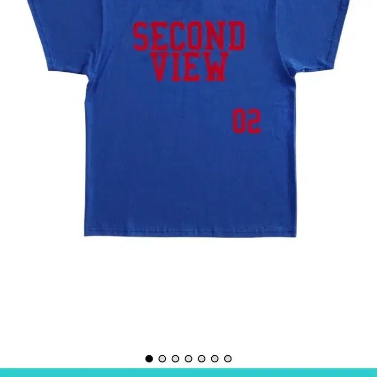 [BUNJANG] Collect Pieces SECOND VIEW T-SHIRT Blue XS / (XS,새상품)컬렉트피시스 SECOND VIEW T-SHIRTS BLUE