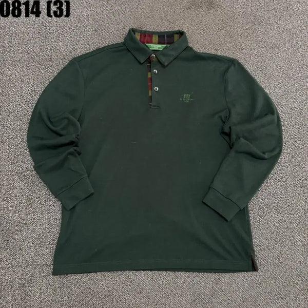 [BUNJANG] Henry Cotton's Long Sleeve Polo Shirt Green Size 100 / 헨리코튼스 골프 긴팔 카라티 그린 100 8/14