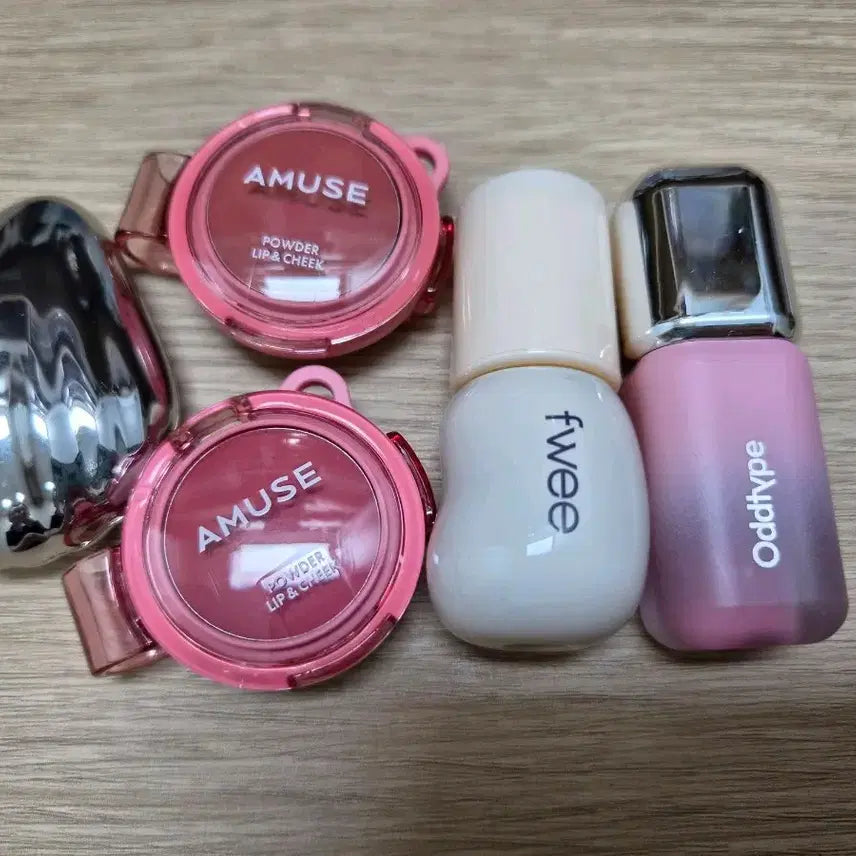 [BUNJANG] Oddtype, Naming, Fwee, Amuse Lip 5-Item Bundle Set / 오드타입,네이밍,퓌,어뮤즈 립 5종 일괄