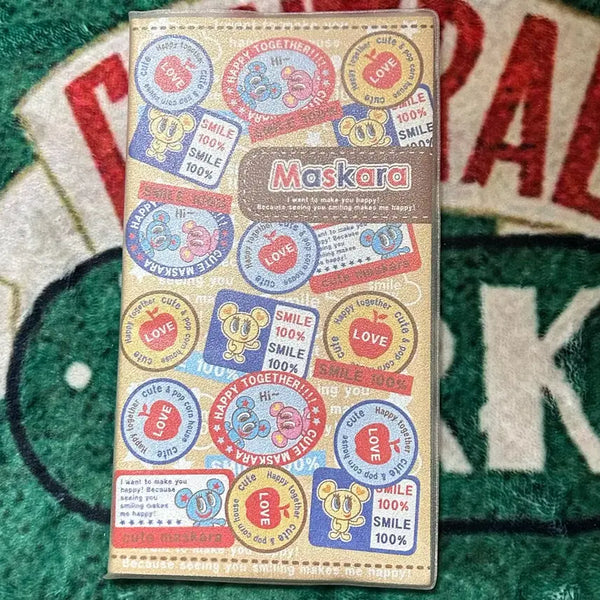 [BUNJANG] Vintage Mascara Monthly Daily Notebook Diary / 고전문구 마스카라 먼슬리 데일리 수첩 다이어리