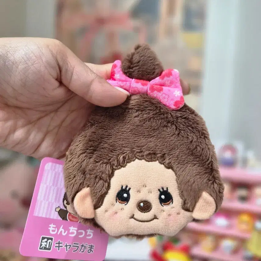 [BUNJANG] Monchhichi Gamaguchi Coin Purse / 몬치치 가마구치 동전지갑