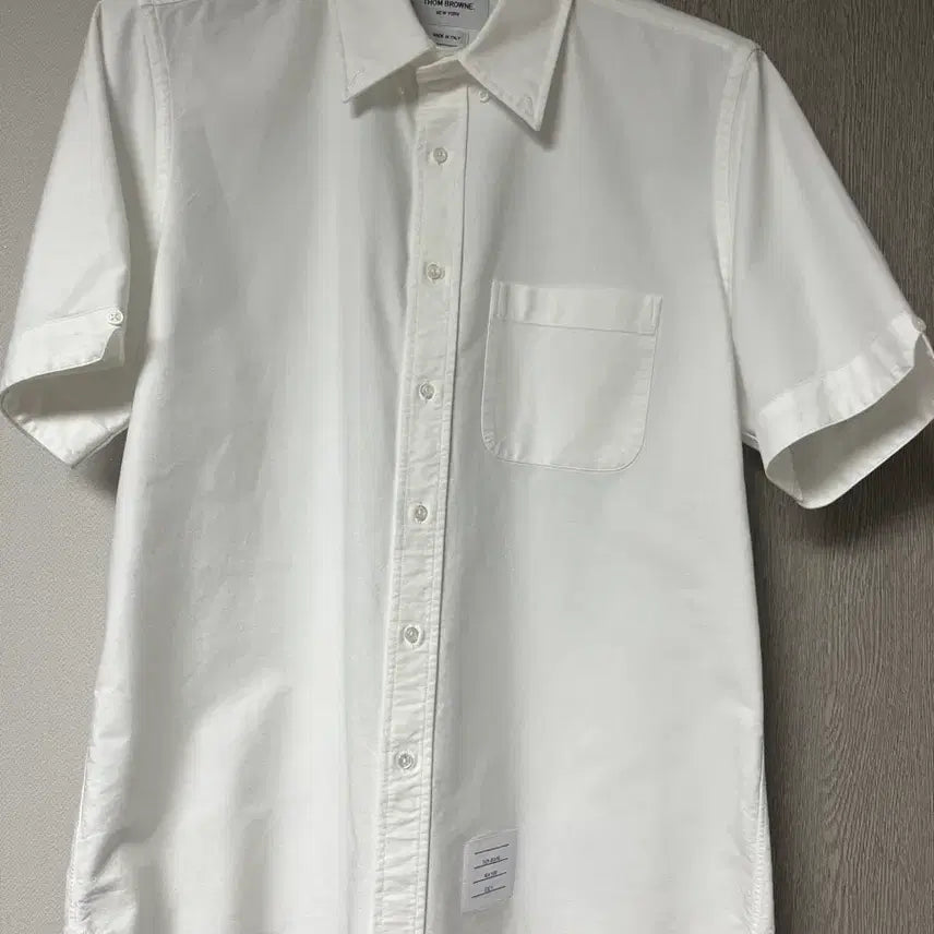 [BUNJANG] Thom Browne Oxford Short Sleeve Shirt Size 4 / 톰브라운 옥스퍼드 반팔셔츠 4