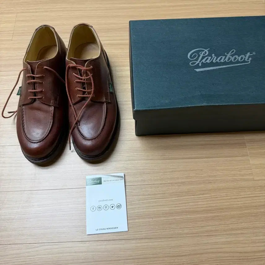 [BUNJANG] Paraboot Chambord Maroon UK 7 Shoes / 파라부트 샴보드 마룬 UK7