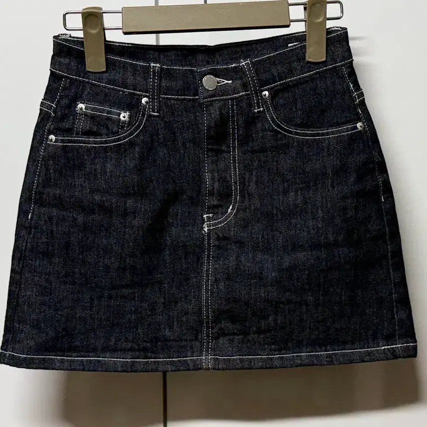 [BUNJANG] Jasmine Bell Dark Blue Denim Skirt Pants / 쟈스민벨 진청 치마바지