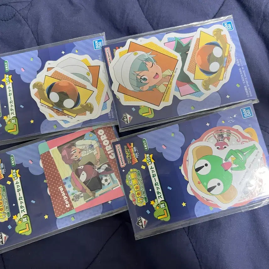 [BUNJANG] Keroro L Prize Sticker Set Bundle / 케로로 L상 스티커 세트 일괄