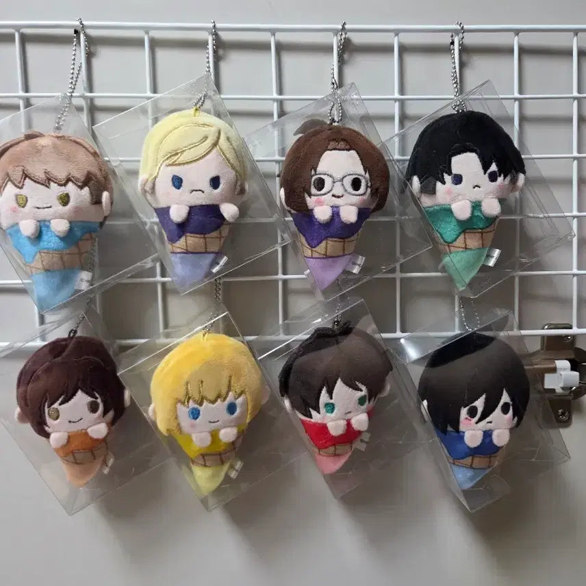 [BUNJANG] Attack on Titan Aistar Pinui Bundle (Box Included) / [택포 10만] 진격의거인 아이스타피누이 일괄(박스있음)