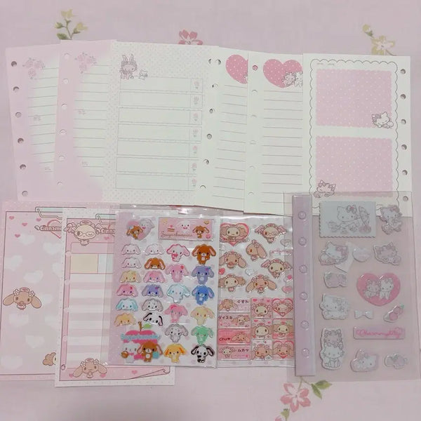 [BUNJANG] Charmmykitty & Cinnamon Angels Sticker Set / 챠미키티 속지 시나모엔젤스 스티커 3장 세트