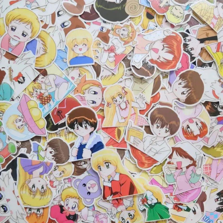 [BUNJANG] Dada Dada Anime Die-Cut Stickers (Set) / 다다다 애니 인컷 인스 다꾸 스티커 처분