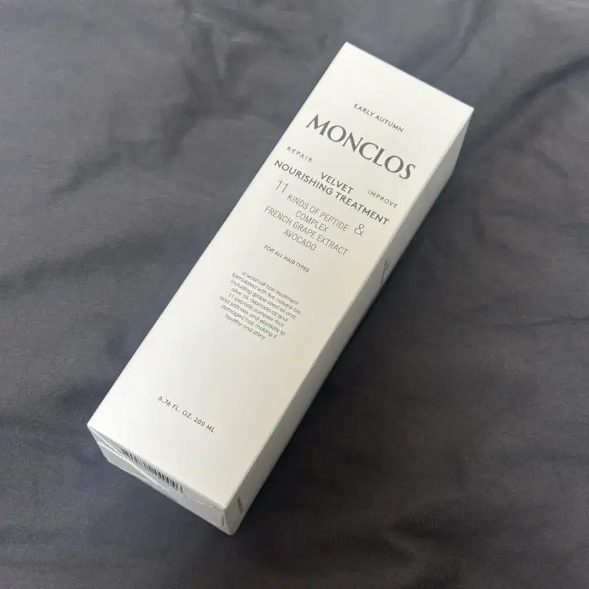 [BUNJANG] Monclos Velvet Nourishing Treatment 200ml / 몽클로스 벨벳 너리싱 트리트먼트 200ml
