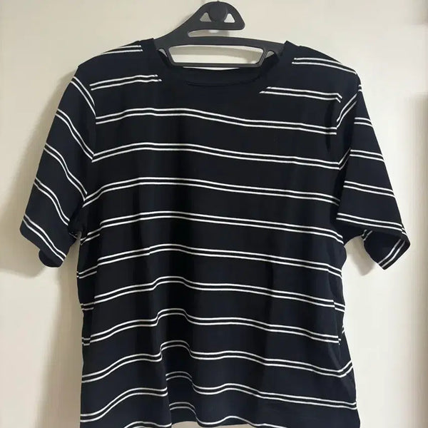 [BUNJANG] Striped Short Sleeve T-Shirts - Set of 2 (Women's Size 77) / <새상품> 스트라이프 반팔 티셔츠 2종 여자 77사이즈