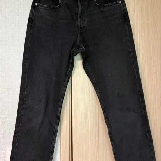 [BUNJANG] ARKET Park Straight Black Denim Pants / ARKET 블랙 데님 팬츠 EUR 29/30