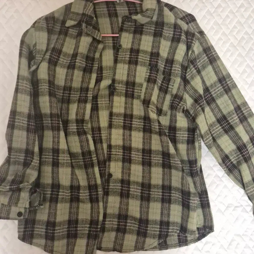 [BUNJANG] Checkered Shirt / 체크 남방 셔츠