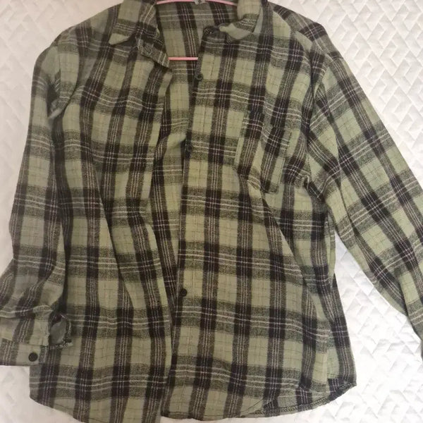 [BUNJANG] Checkered Shirt / 체크 남방 셔츠