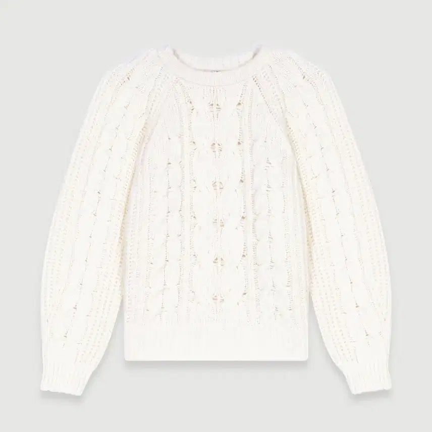 [BUNJANG] Maje Cable Knit Pullover (Yuna Kim Knit) / 마쥬 케이블 니트 풀오버 (김연아 니트)