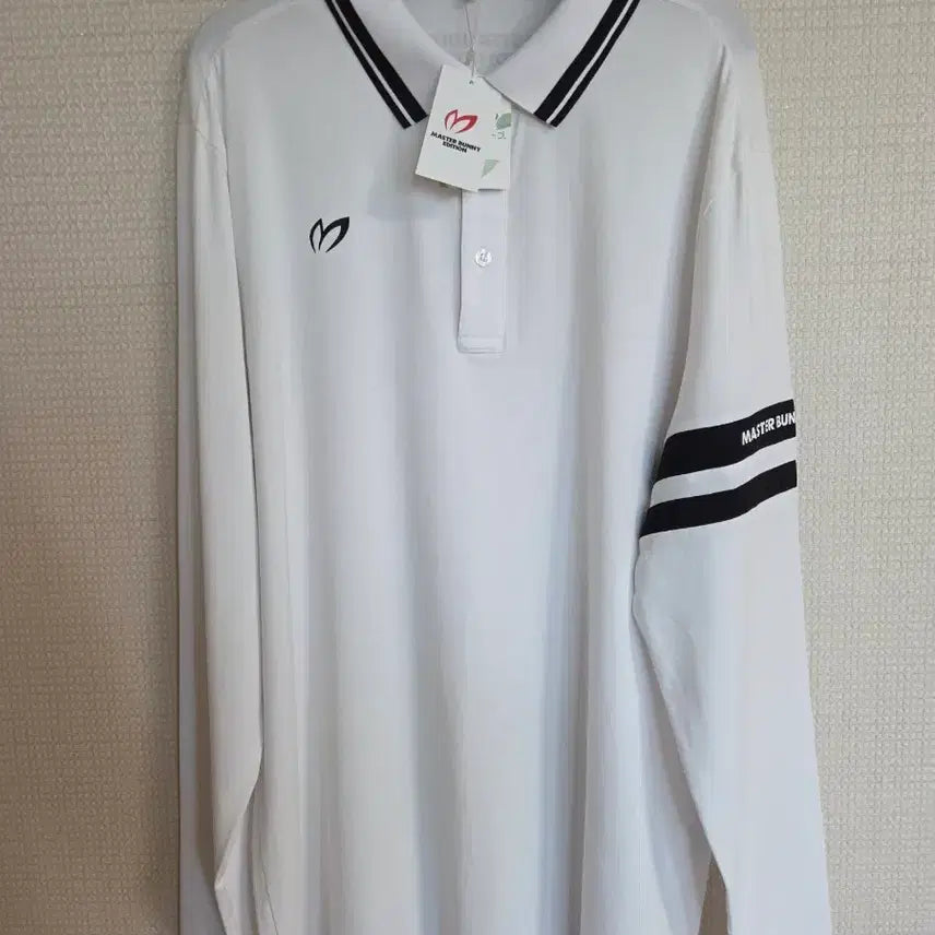 [BUNJANG] Master Bunny Edition Long Sleeve Golf Wear White / 마스터바니에디션 긴팔 골프웨어 흰색