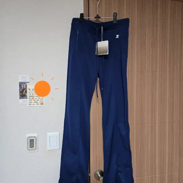 [BUNJANG] Courrèges Track Pants Navy / 새상품 꾸레쥬 트랙 팬츠 네이비