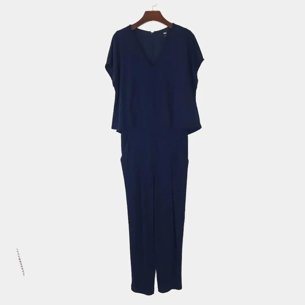 [BUNJANG] Uniqlo V-Neck Jumpsuit M / 유니클로 브이넥 점푸슈트 M