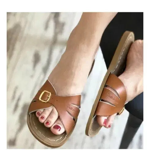 [BUNJANG] Saltwater Classic Slide Sandals Tan / 솔트워터 클래식 슬라이드 샌들 탄 240