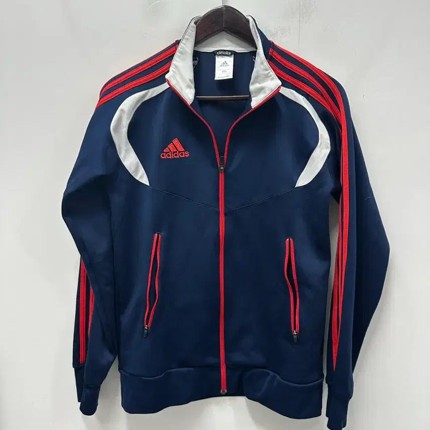 [BUNJANG] Adidas Track Top Navy Red Size 95 / [만원빈티지 최저가]아디다스 트랙탑 네이비 레드 95