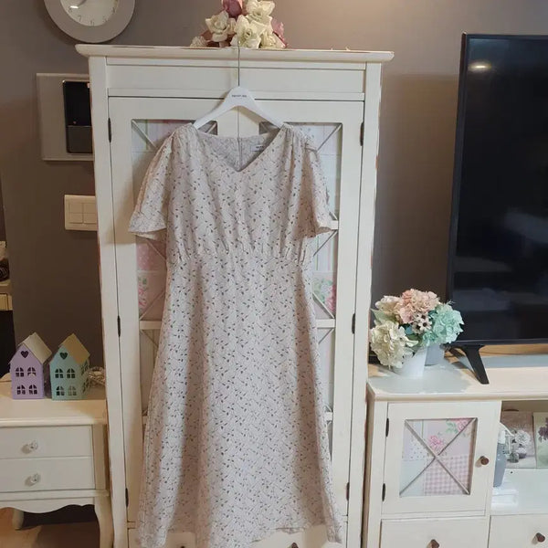 [BUNJANG] Lace Long Dress (Size 77) / 레이스 롱원피스/77