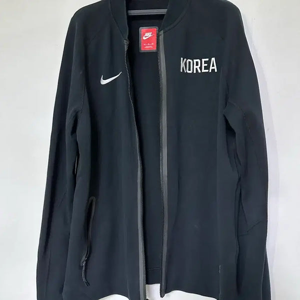 [BUNJANG] Nike Korea Zip-Up Jacket Black / 나이키 코리아 집업 자켓 블랙