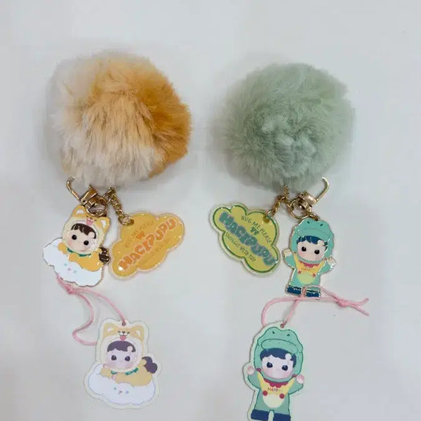 [BUNJANG] Pop Mart Hachipupu Animal Companion Series Keychain Bundle Set / (일괄)정품 팝마트 하치푸푸 동물과 함께 시리즈 키링