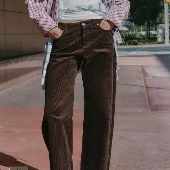 [BUNJANG] ZARA Corduroy Wide Pants / (새상품)자라 코듀로이 와이드 팬츠