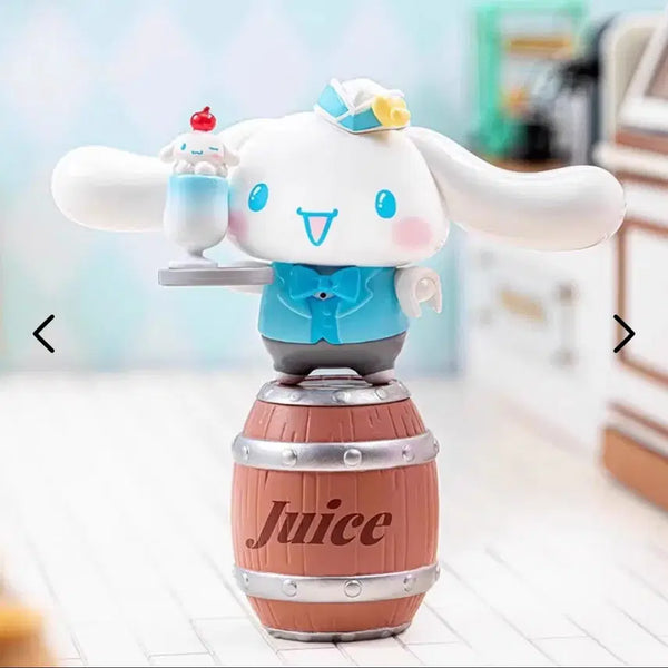 [BUNJANG] Sanrio Cinnamoroll Roller Skating Restaurant Figure Set / 탑토이 산리오 패밀리 롤러스케이팅 레스토랑 시나모롤