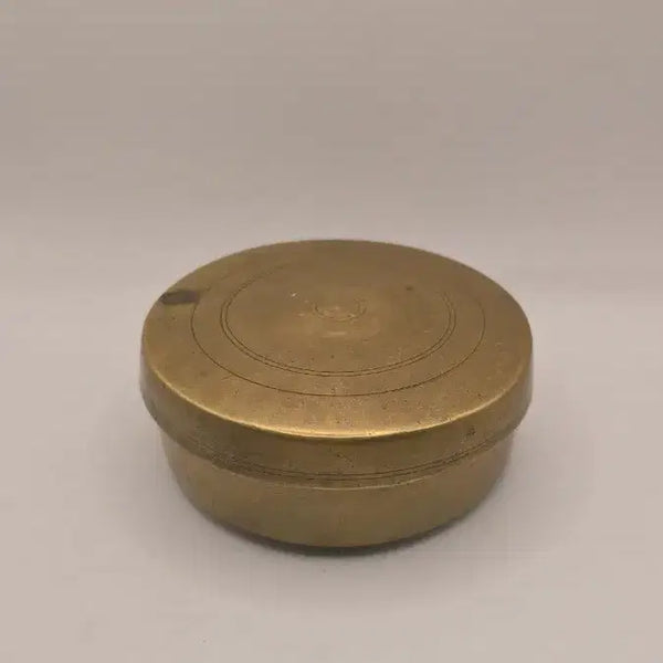 [BUNJANG] Brass Lacquerware Bowl Antique / 민속품 놋쇠 유기 합 골동품
