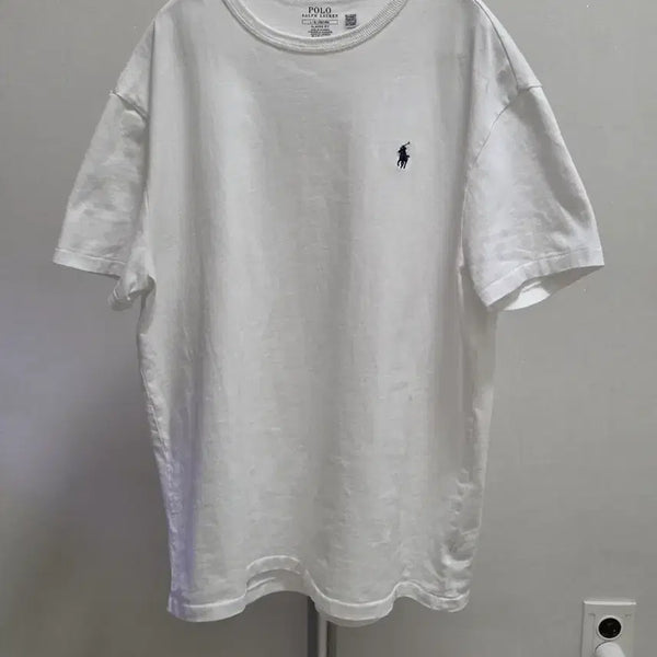 [BUNJANG] Polo Ralph Lauren Classic Fit Heavyweight T-Shirt White Large / [새상품급] 폴로 랄프로렌 클래식핏 헤비웨이트 티셔츠 화이트 라지 사이즈