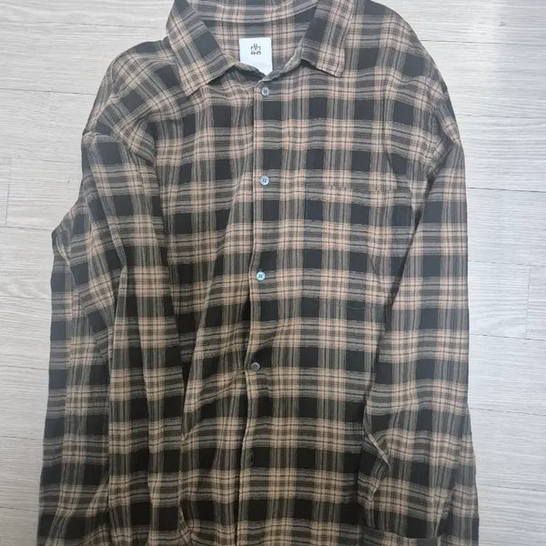[BUNJANG] Poleruter Country Check Shirt Orange / 3) 폴리테루 컨트리 체크셔츠 오렌지