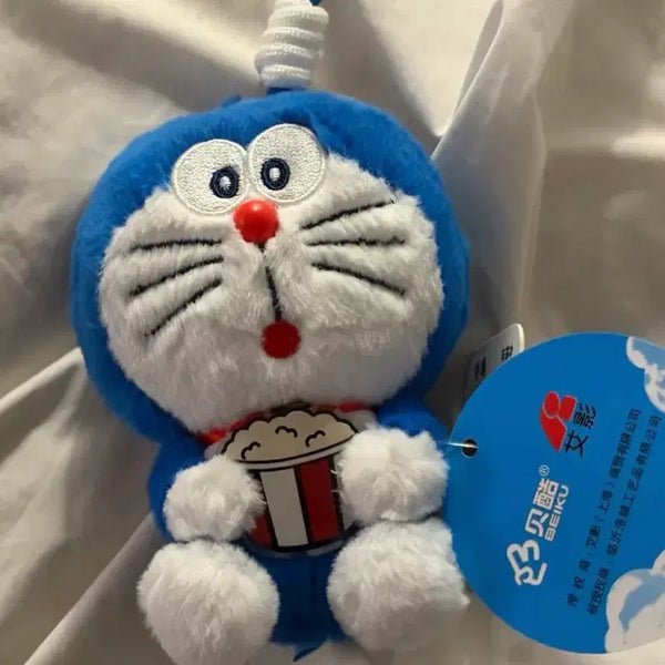 [BUNJANG] Doraemon Plush Keychain / 도라에몽 인형 키링 팝콘 누이