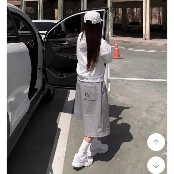 [BUNJANG] Wordmuin Bermuda Shorts Grey / 에이블리 워드무인 버뮤다 그레이