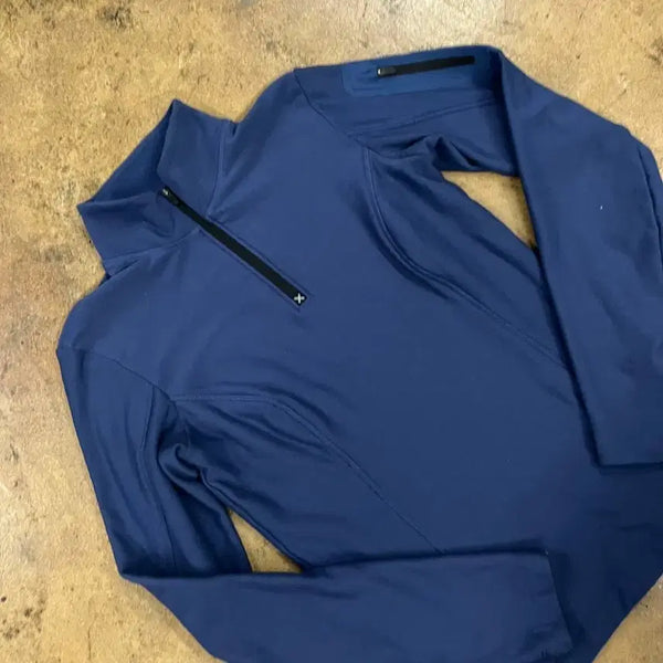 [BUNJANG] Montura Half Zip-Up T-Shirt Navy / [정품/S] 몬츄라 하프 집업 티셔츠 네이비